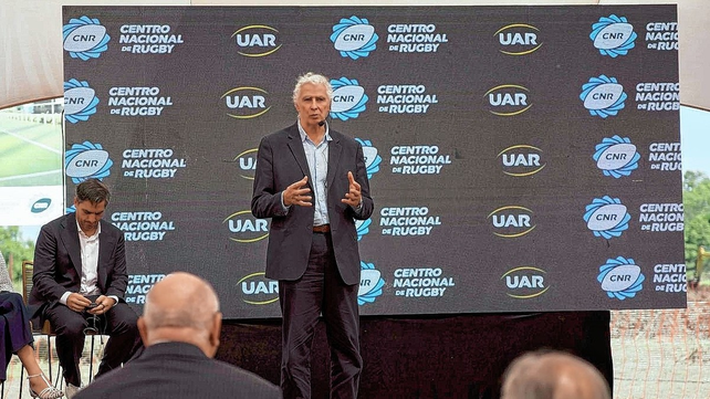 Gabriel Travaglini, presidente de la UAR, destac&oacute; la importancia del Centro Nacional de Rugby.