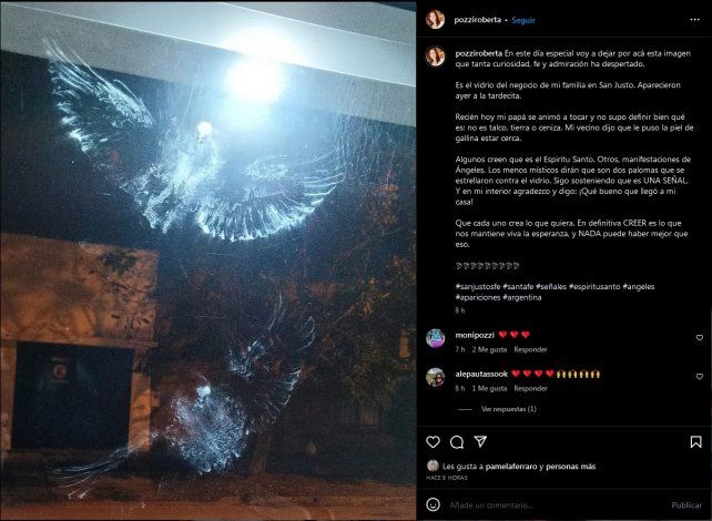 El posteo realizado en redes sociales