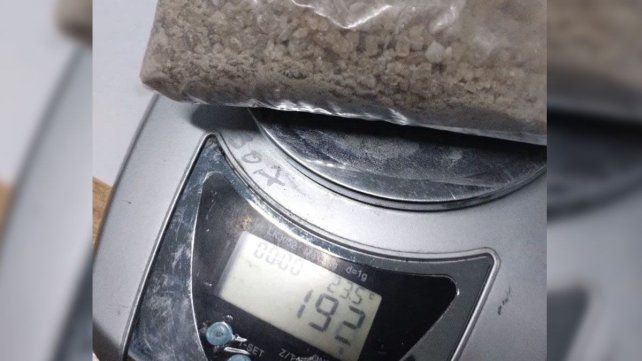 Los 200 gramos de cristales de Mdma, de valor millonario. 