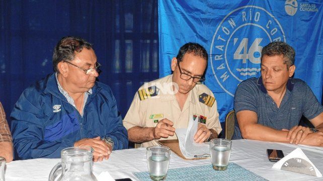  El acta que fue rubricada por las autoridades del comité organizador y el responsable local de la Prefectura Naval.