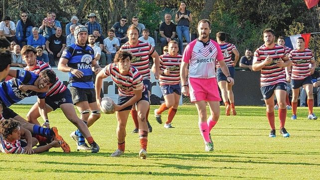 Muy buena actuaci&oacute;n del medio scrum Juan Cruz Strada, en el triunfo de los tricolores antes los rosarinos en Sauce Viejo.