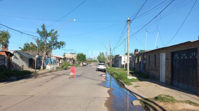 El lugar donde sucedieron los hechos en barrio Santa Rosa de Lima. El lugar donde sucedieron los hechos en barrio Santa Rosa de Lima.