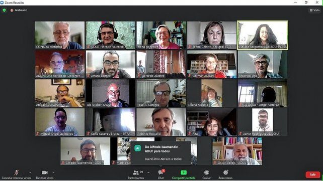 En la reunión plenaria de este jueves 26, los socios ADUL acordaron realizar un paro de 24 horas la semana que viene, cuya fecha será determinada por la CONADU Histórica, el gremio que agrupa a los docentes e investigadores universitarios de todo el país.