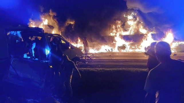 El accidente sucedió en la madrugada en la ruta nacional 11