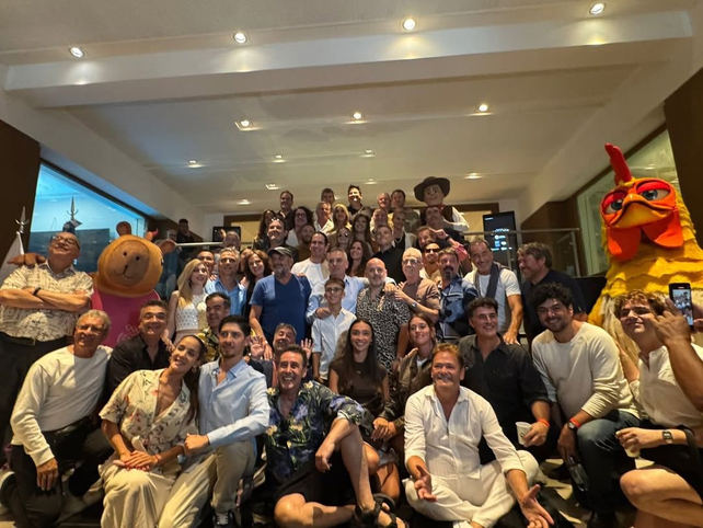 La mascota de los Juegos Odesur estuvo en Mar del Plata.