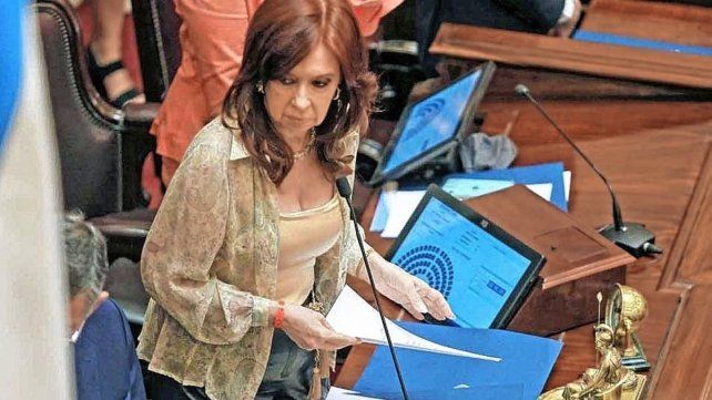 Cristina Fern&aacute;ndez de Kirchner no apoy&oacute; el acuerdo con el FMI.&nbsp;