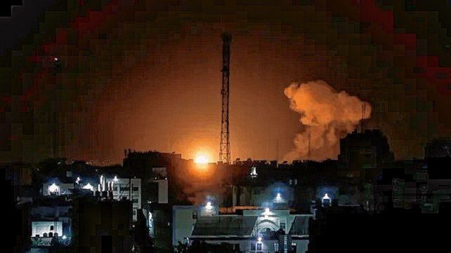 Imagen del ataque de Irán hacia Israel.