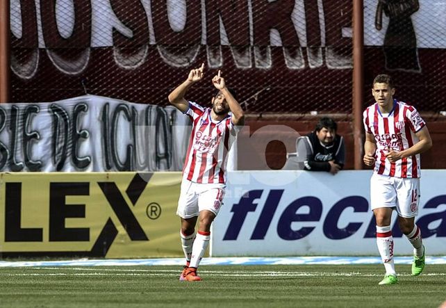 La mandó a guardar. Lucas Gamba fue autor de gol de la última victoria de visitante ante Lanús.