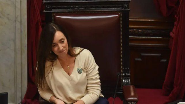 La vicepresidenta Victoria Villarruel.