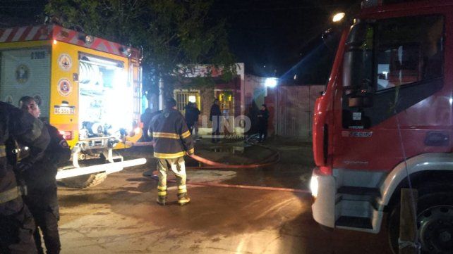 Incendio en una viviend de barrio Yapeyú 