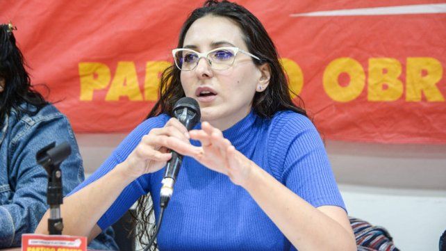 La precandidata a gobernadora por el Frente de Izquierda, Carla Deiana