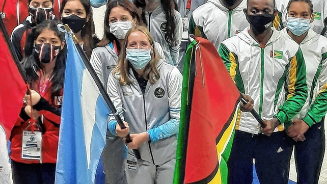 &nbsp;La unionista Candela Giordanino se hizo de la medalla de bronce en la prueba de los 400 metros libre para mujeres en Lima.