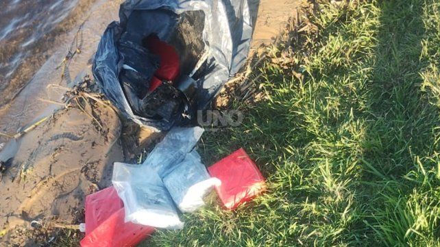 La porción del cargamento de cocaína que se encontró en Pueblo Esther