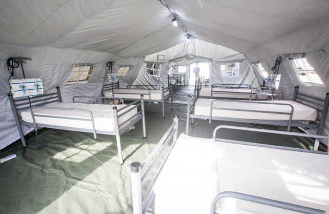 El hospital de campaña estará instalado la próxima semana en el Liceo Militar General Belgrano frente al Cullen.