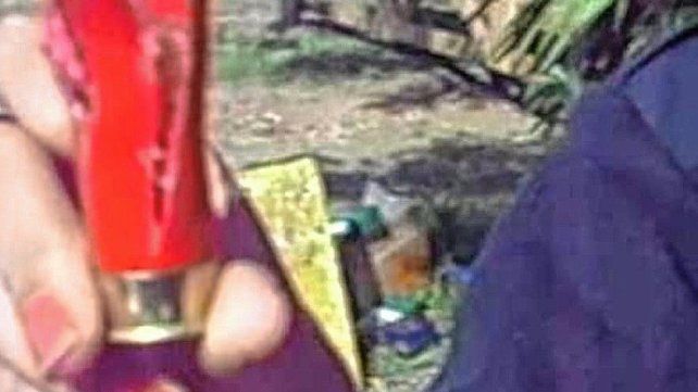Cartucho con el que balearon al menor en Bº El Pozo
