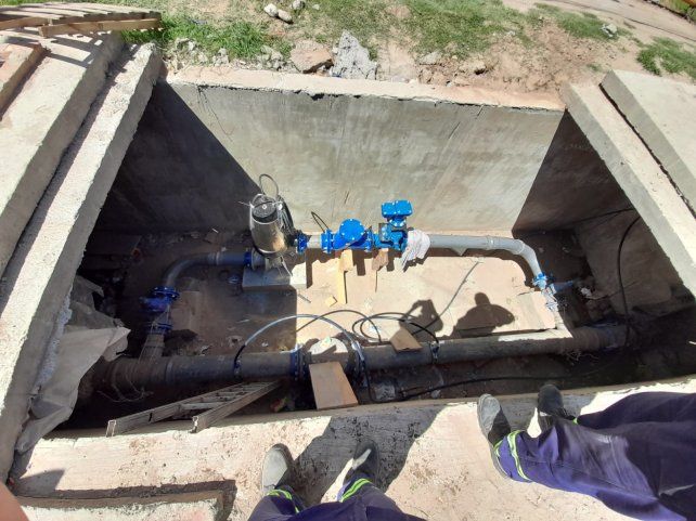 Estación de rebombeo de agua potable en el noroeste