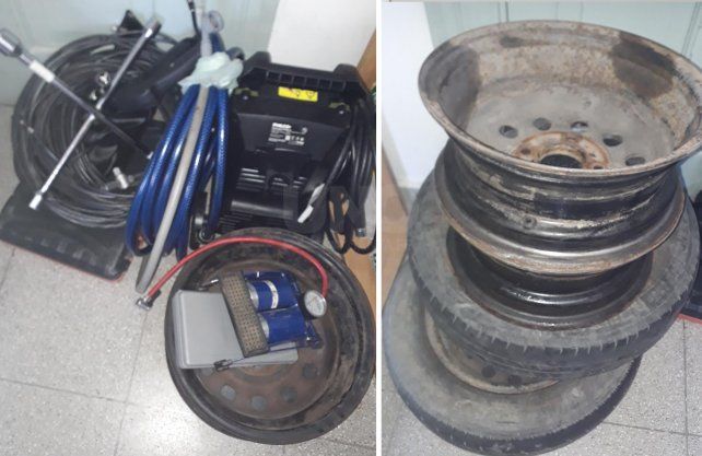 Los elementos robados