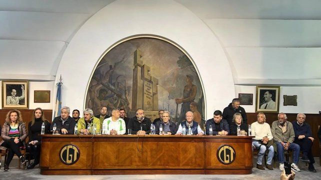 La Confederación General del Trabajo (CGT) realizó una conferencia de prensa