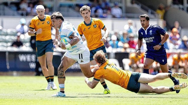  Los Pumas 7´s ganaron en tiempo extra a Australia en el debut en el Seven de Perth por un ajustado 31 a 26.