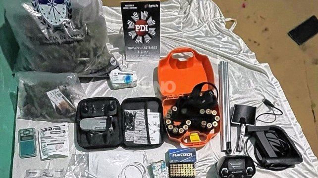Los elementos secuestrados en los operativos de barrio San José