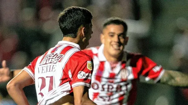 Lionel Verde cumplió otro sueño de poder convertir el primer gol oficial con la camiseta de Unión.