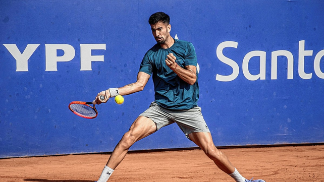El ramallense Tom&aacute;s Farjat dej&oacute; en el camino al espa&ntilde;ol Barreto S&aacute;nchez en el Lawn Tennis.