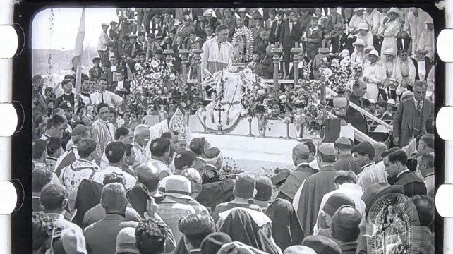Imágenes de la película de la coronación de la Virgen de Guadalupe del 22 de abril de 1928
