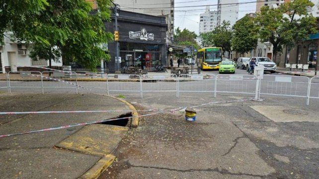 El hundimiento de Bulevar y 9 de julio