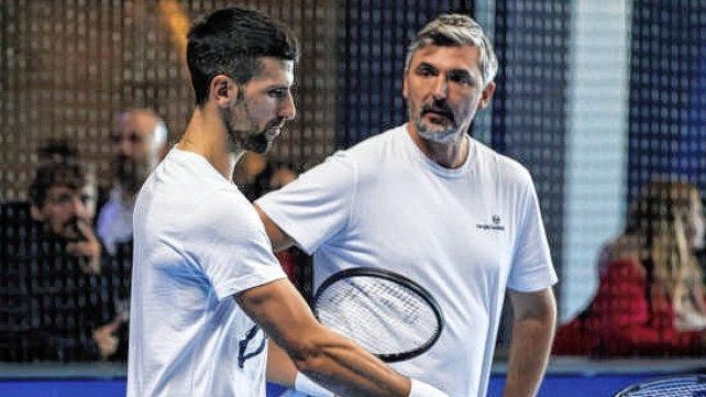 Novak Djokovic anunció este miércoles la ruptura del vínculo con su entrenador, el croata Goran Ivanisevic.