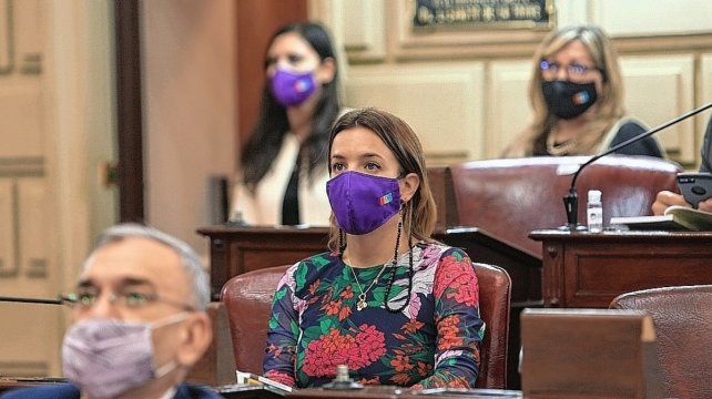 La Diputada Provincial Movimiento Evita, Lucila De Ponti.