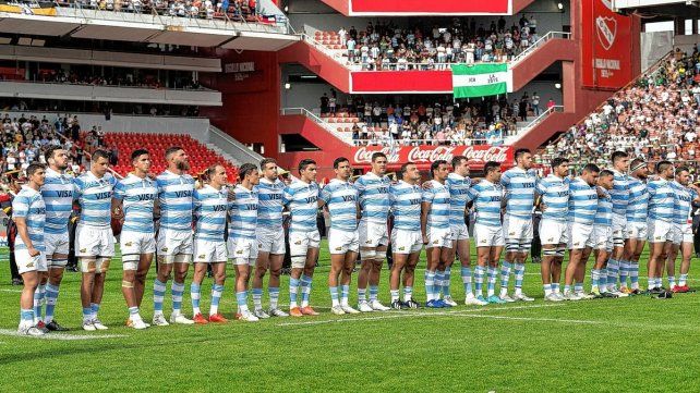 En Independiente de Avellaneda, Los Pumas recibieron un gran apoyo del público que se dio cita para alentarlos. 