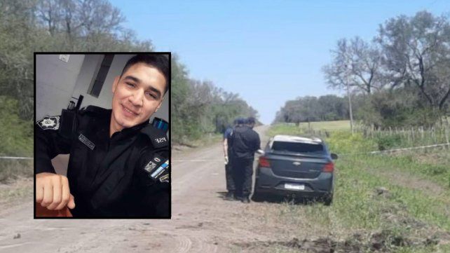 Ariel Andrés Aguirre, de 26 años fue encontrado sin vida, apuñalado, dentro de su auto cuando este estaba incendiándose