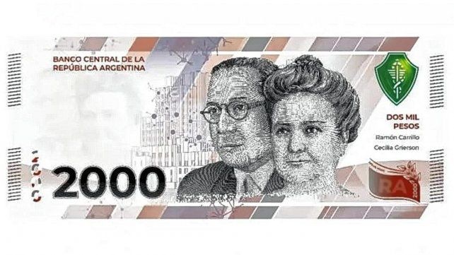 El nuevo billete de $2.000 que el Banco Central ya puso circulación