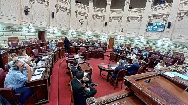 Los diputados y el ministro de Econom&iacute;a de la provincia, Walter Agosto, debatieron por m&aacute;s de tres horas sobre el proyecto de presupuesto y ley tributaria 2022.