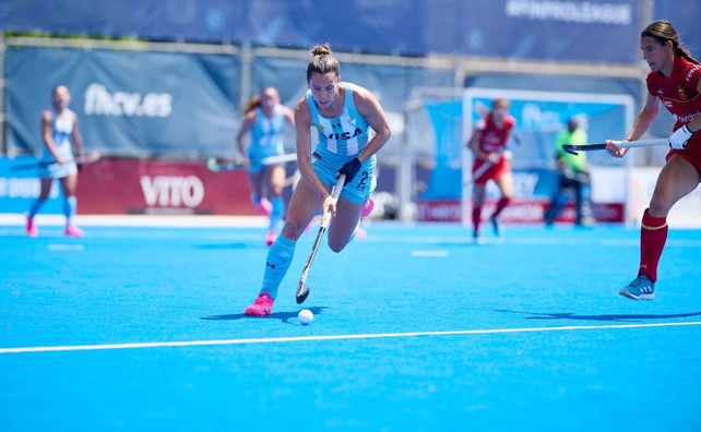 El seleccionado argentino venció por 6 a 0 al conjunto español en el retorno de la FIH Pro League 2024-25.