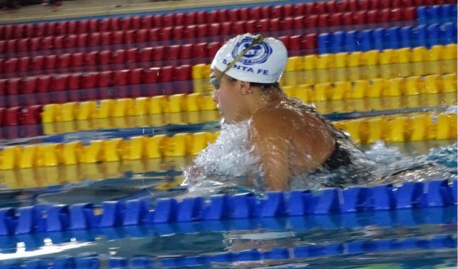 Milagros Amione de Gimnasia y Esgrima se llevó un segundo puesto nacional en la prueba de 200 metros CI.