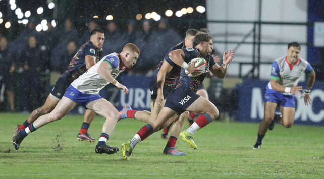 El medio scrum formado en Atlético del Rosario, Manuel Nogués, consiguió dos tries y dos conversiones.