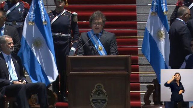 Javier Milei, presidente de la nación