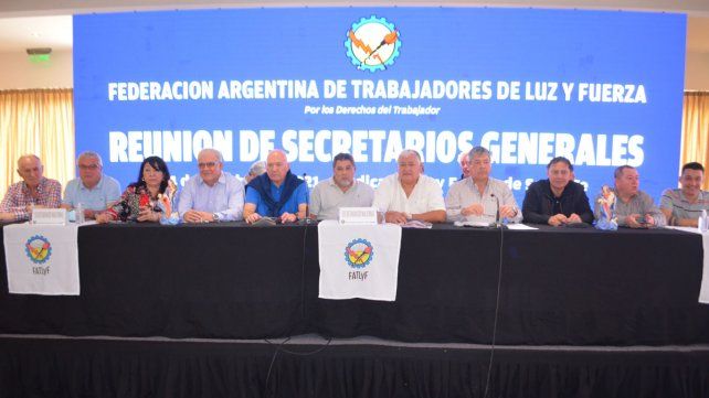 La dirigencia de Luz y Fuerza de todo el país se reunió en Santa Fe