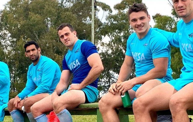 Intensos son los entrenamientos que llevan adelante Los Pumas.