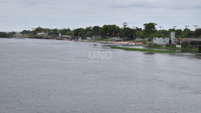 La crecida del río Paraná en La Laguna Setúbal este martes 5 de diciembre 
