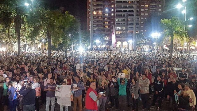 Marcha pidiendo justicia por Julio Cabal. Archivo UNO