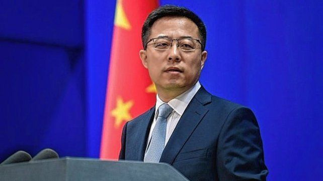 El vocero del Ministerio de Exteriores chino, Zhao Lijian, le pidió 