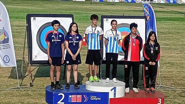 Amado consiguió con la tucumana Rebeca Soto el primer puesto en equipo mixto en Santiago de Chile. 