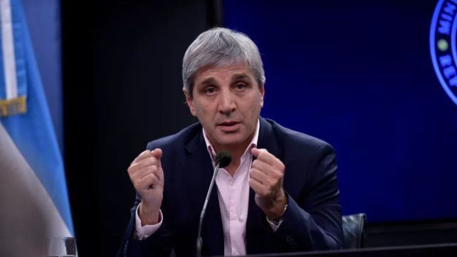 El ministro de Economía, Luis Caputo. El ministro de Economía, Luis Caputo.
