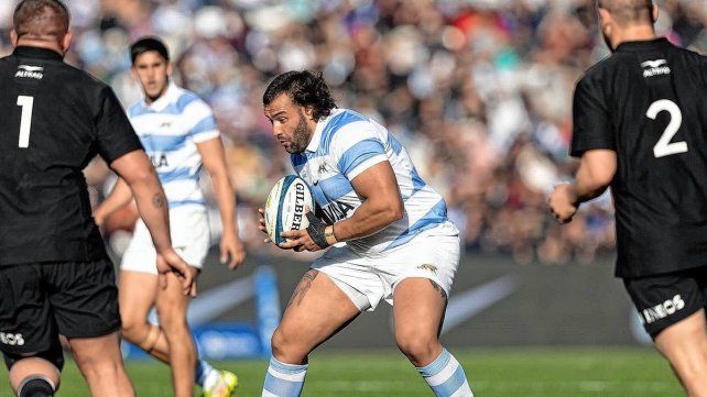 El primera línea rosarino Lucio Sordoni fue el autor de un try para Los Pumas en el segundo tiempo.