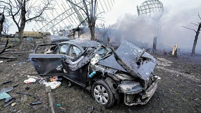 Instalaciones militares en Mariupol