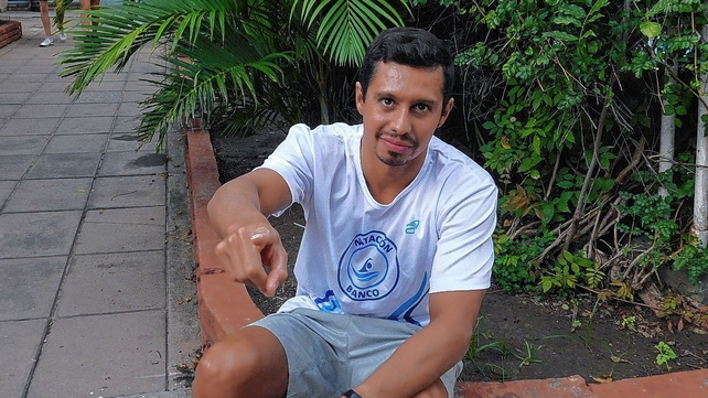 El nadador santafesino viene de competir en el selectivo de aguas abiertas realizado en Santo Tomé.