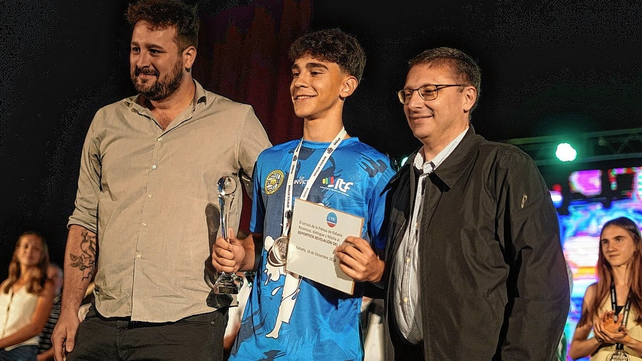 El taekwondista Santino Valler fue elegido deportista revelaci&oacute;n en la ciudad de Rafaela.