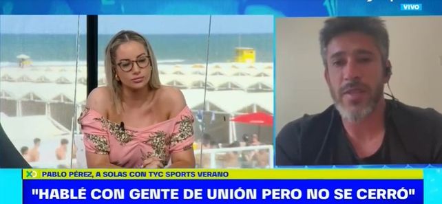 Pablo Pérez admitió que fue buscado por Unión. Pablo Pérez admitió que fue buscado por Unión.